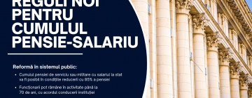 Guvernul actualizează cadrul legal pentru angajații din sistemul public și introduce reguli noi privind cumulul pensiei cu salariul, mobilitatea și reorganizarea instituțiilor