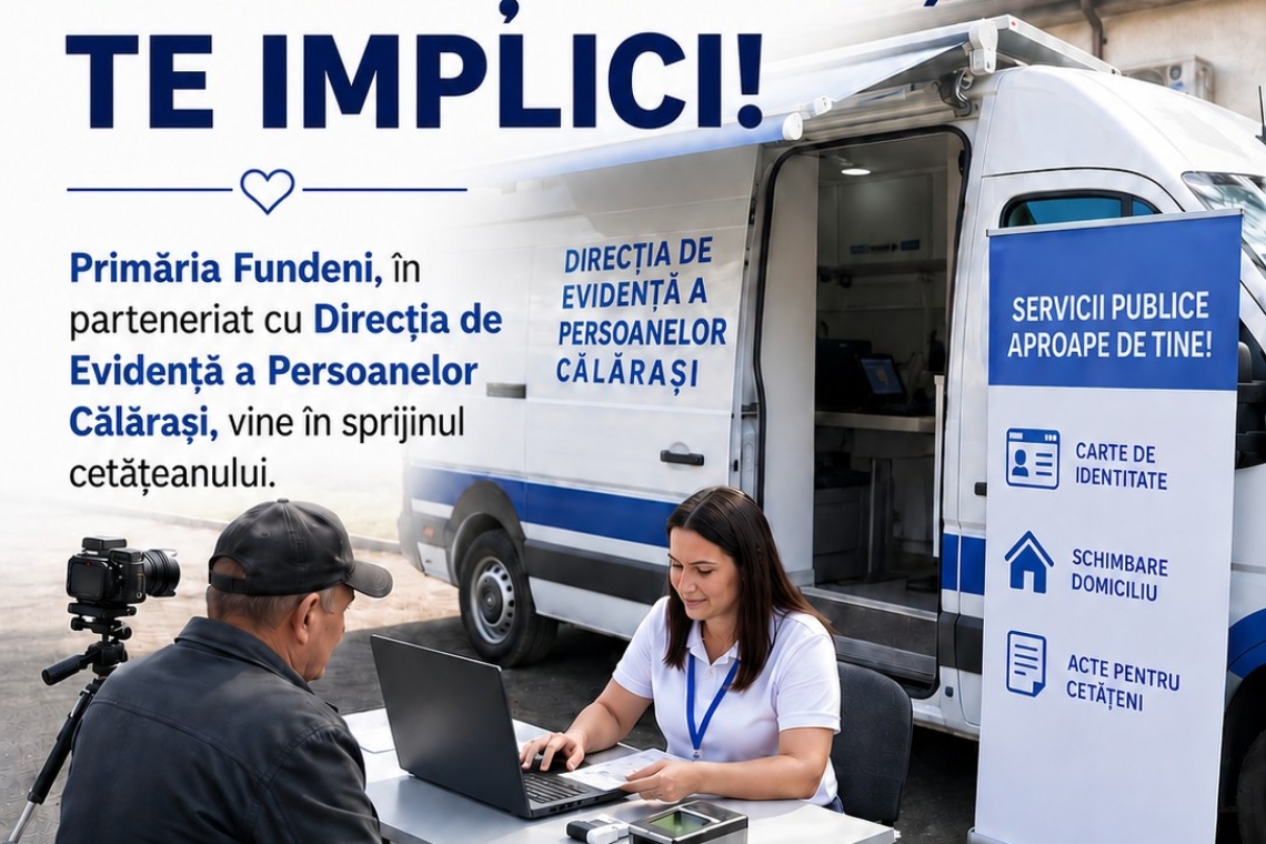 Serviciu mobil de evidență a persoanelor în comuna Fundeni