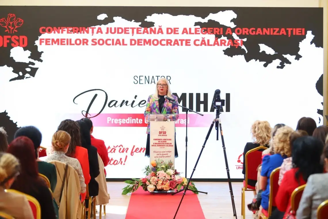 Daniela Mihai este noua președintă a Organizației Femeilor Social-Democrate Călărași