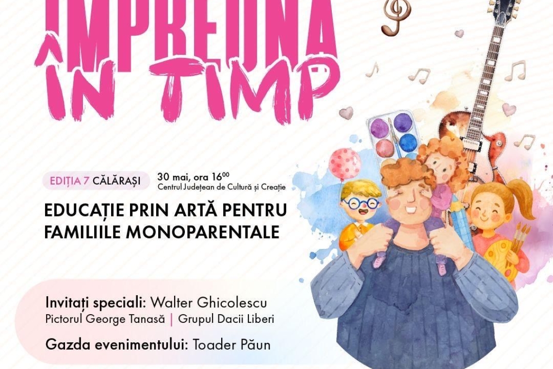 CJCC | „Împreună în Timp”, ediția a VII-a – sâmbătă, 30 mai, ora 16.00