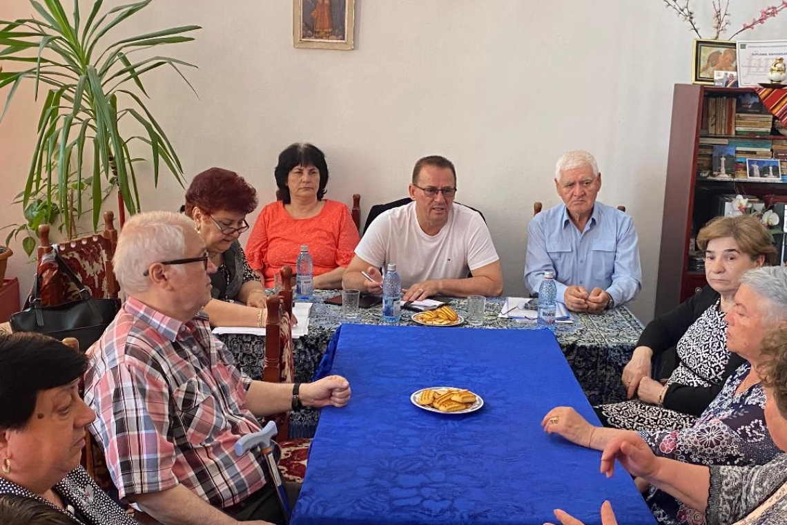 Primarul Marius Dulce, în dialog deschis cu reprezentanții pensionarilor din Călărași