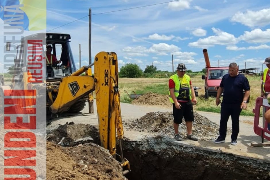 Fundeni | Lucrările de canalizare din zona „Peste Gârlă” avansează rapid