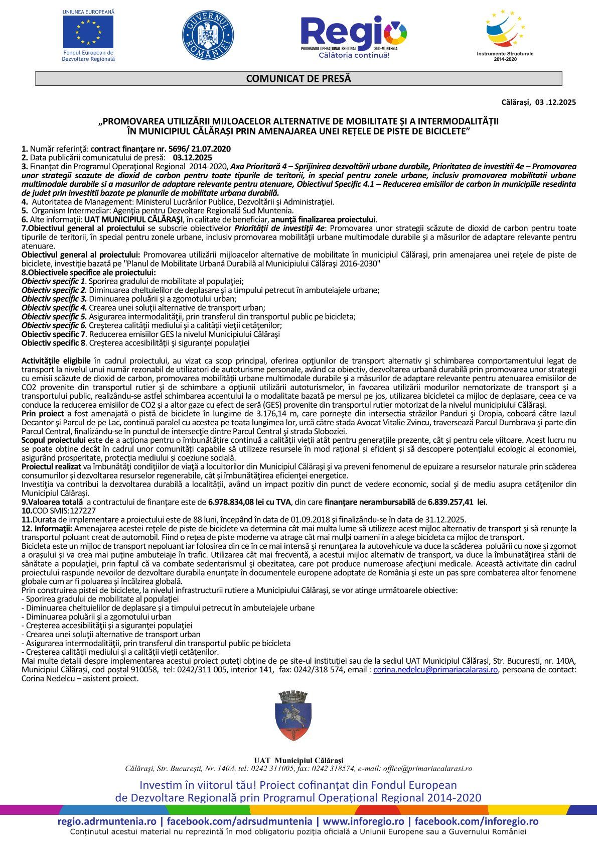 comunicatpresapistebiciclete