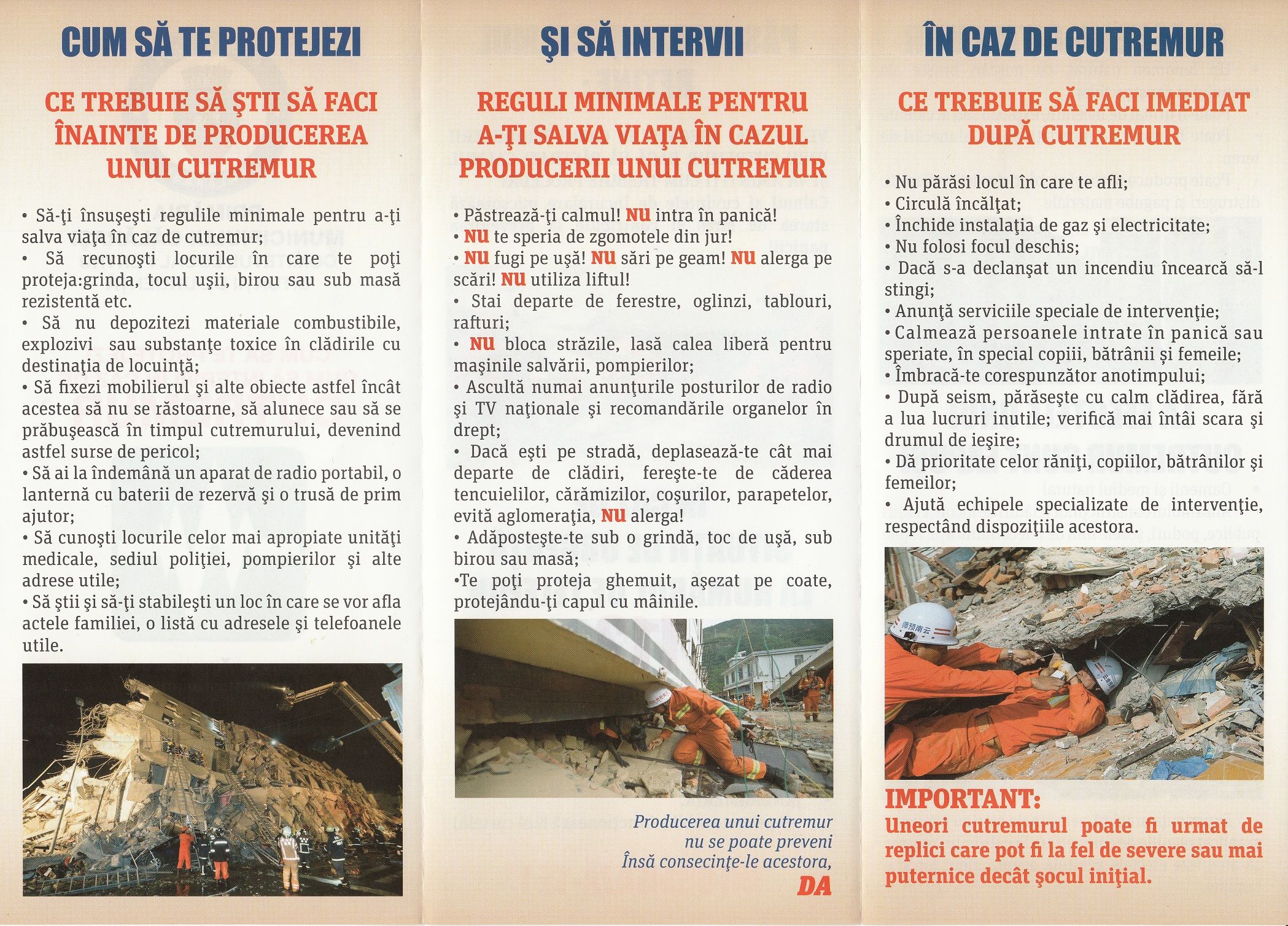 2 pliant cutremur