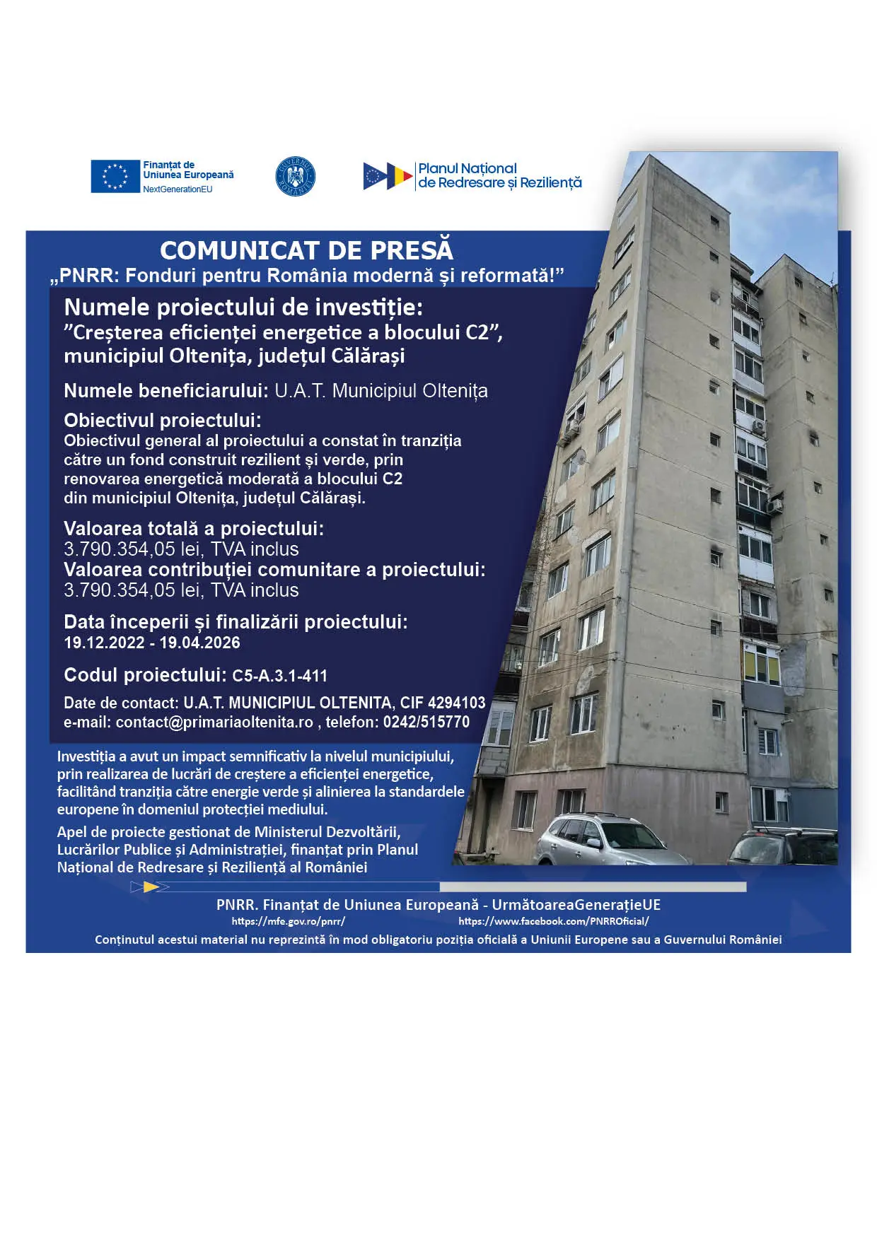 Comunicat presa online inchidere PNRR C2