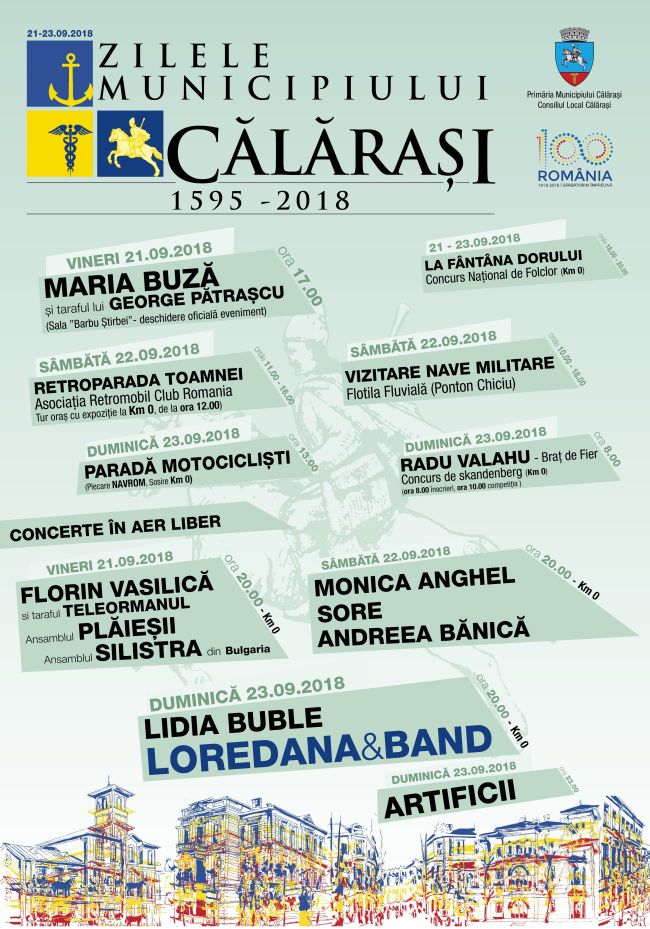 afis Zilele Municipiului Calarasi 2018 1