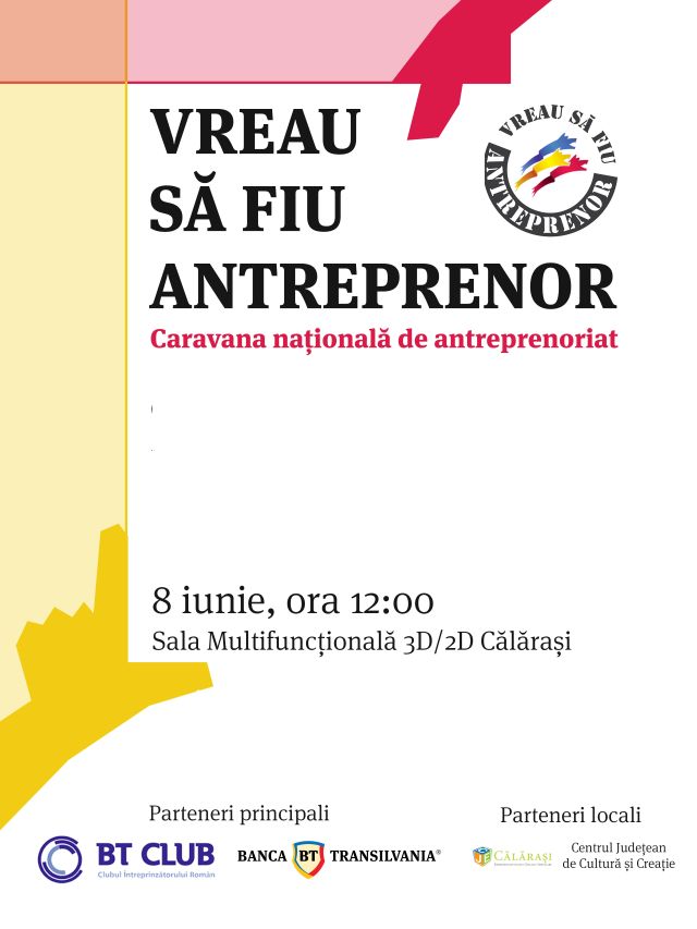 Afis Vreau sa fiu antreprenor