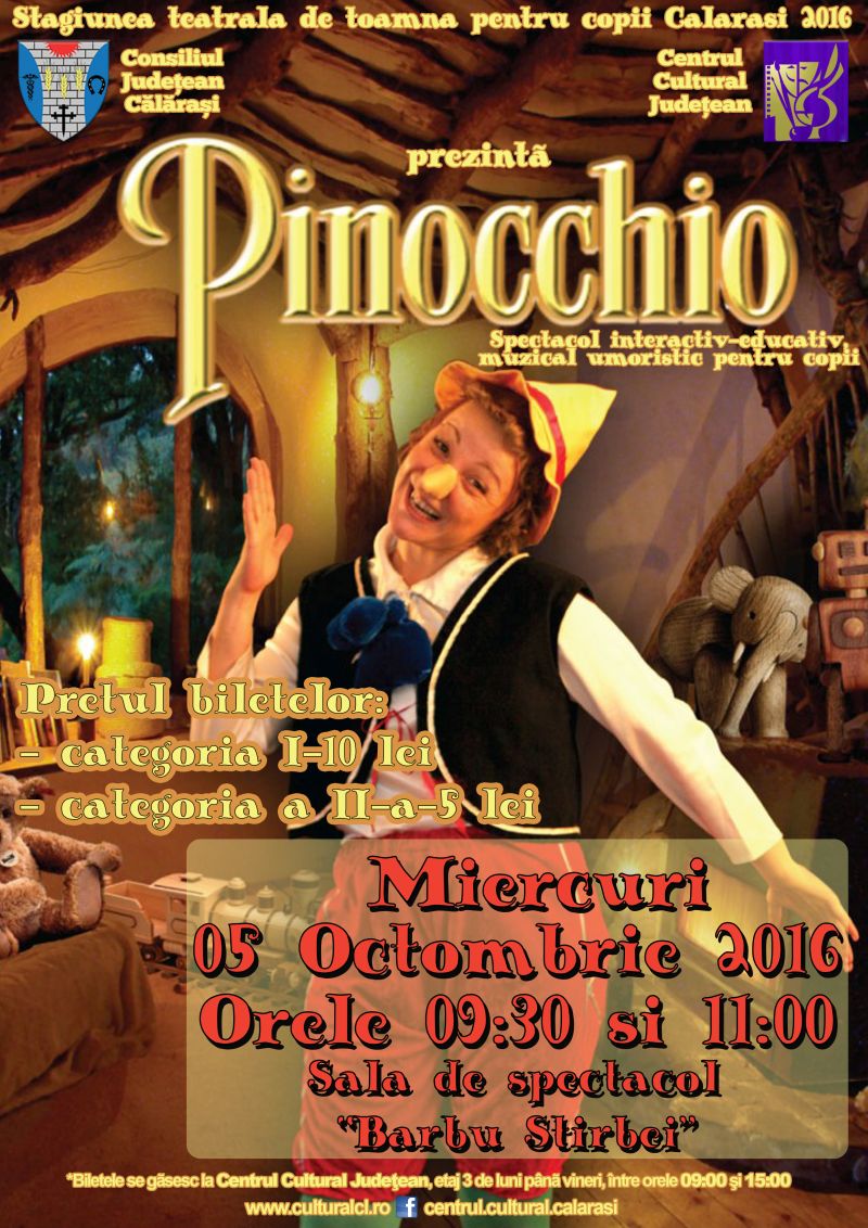 Afis pinocchio Calarasi1