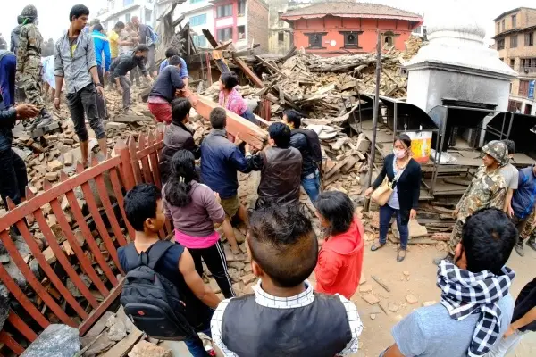 india quake
