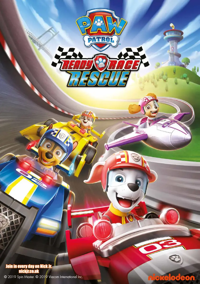 paw patrol ready race rescue 826497l
