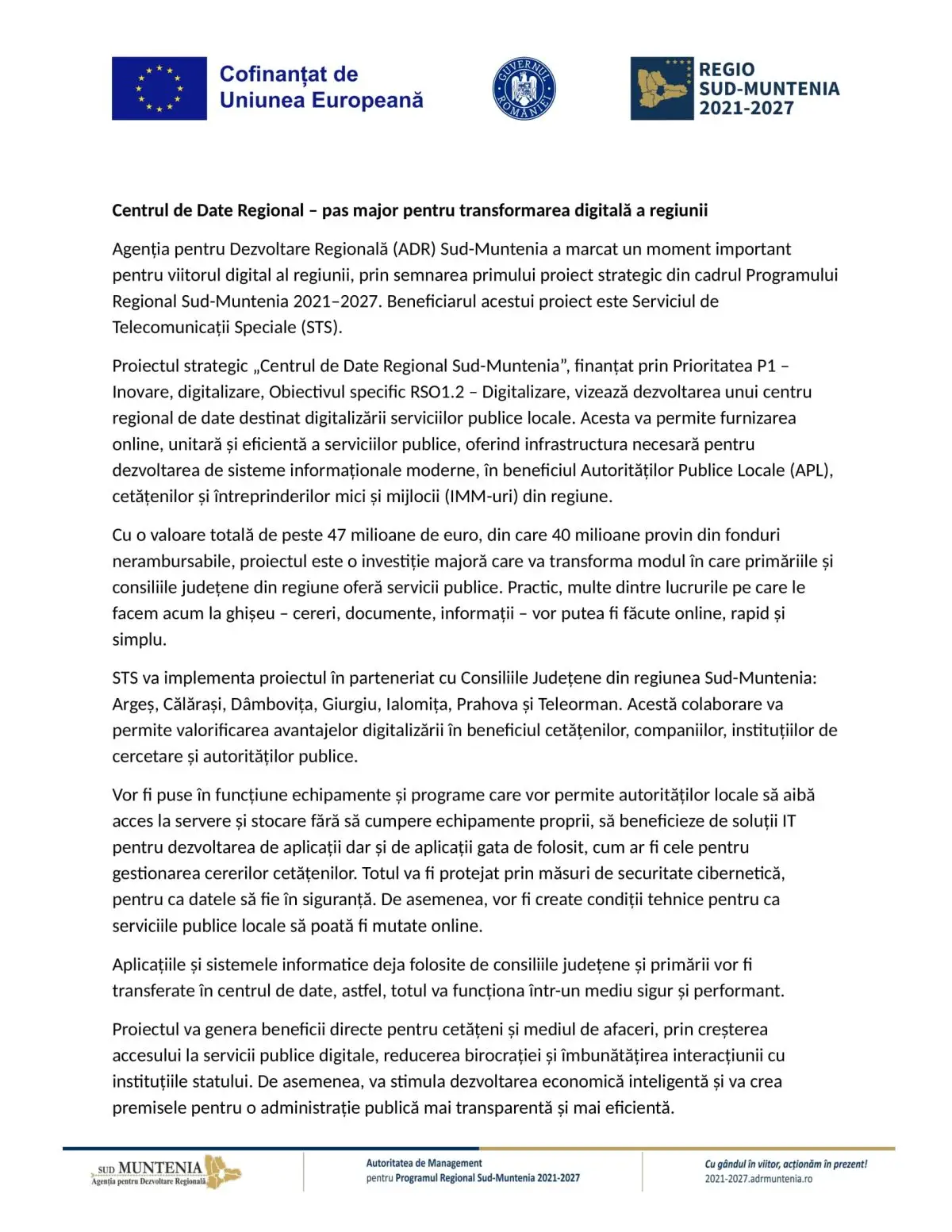 Comunicat OIS STS 1